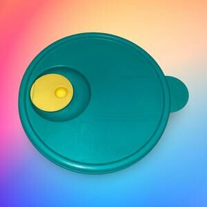 Tupperware 2648B Replacement Lid Seal 6.25" Round CrystalWave Vented Teal